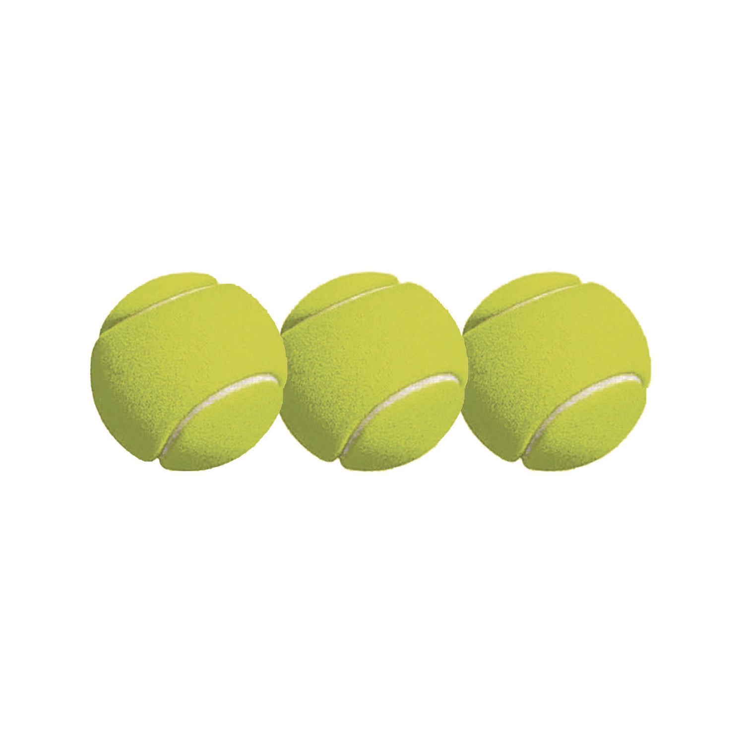 Champion Sports Tennis Balls, 2.5" Diameter, Yellow, 3/Pack (TB3)