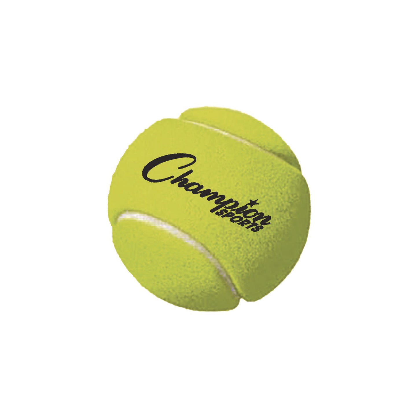 Champion Sports Tennis Balls, 2.5" Diameter, Yellow, 3/Pack (TB3)