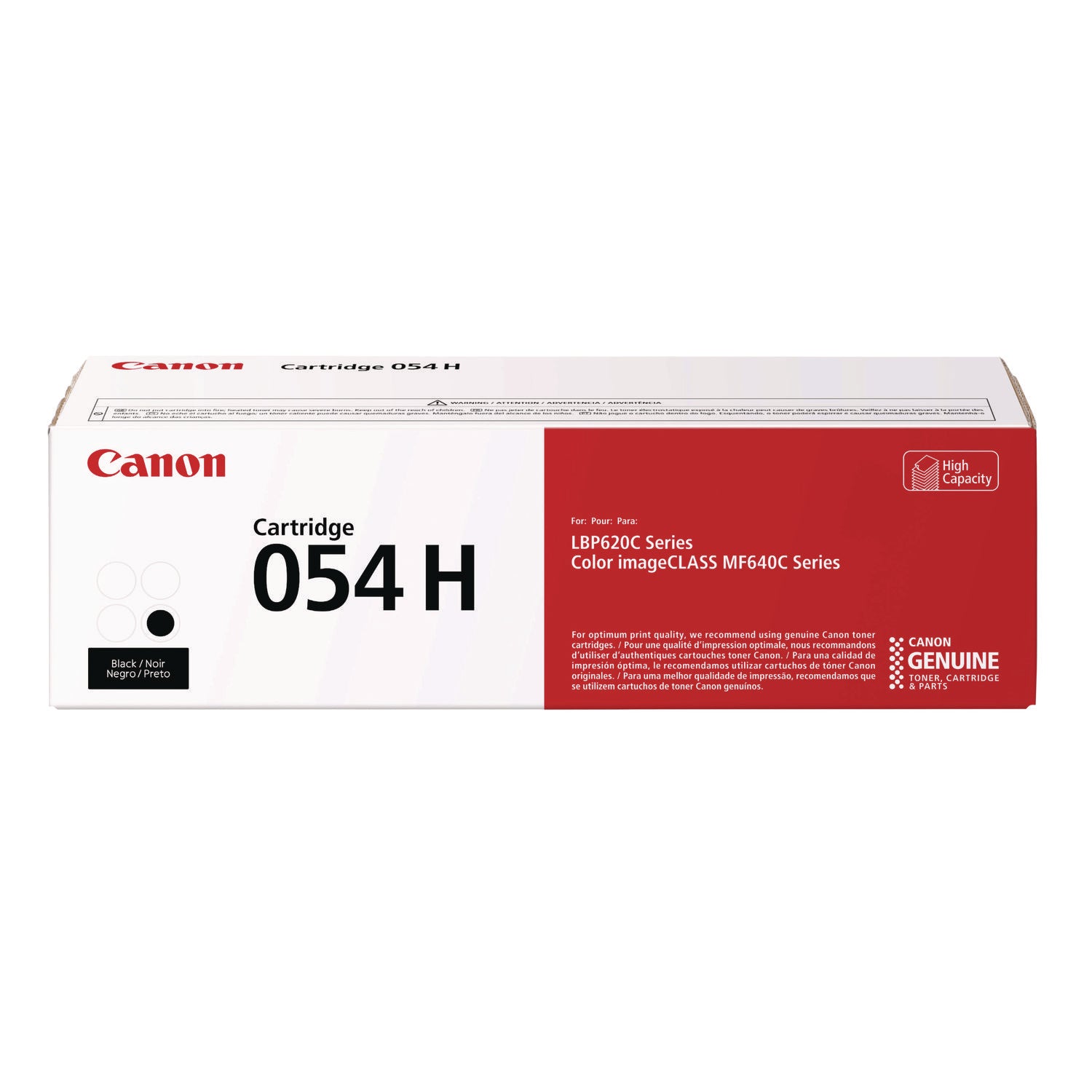 Canon 3028C001 (054H) High-Yield Toner, 3,100 Page-Yield, Black