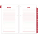 AT-A-GLANCE Desk Calendar Refill with Tabs, 3.5 x 6, White Sheets, 12-Month (Jan to Dec): 2025 (E717T50)