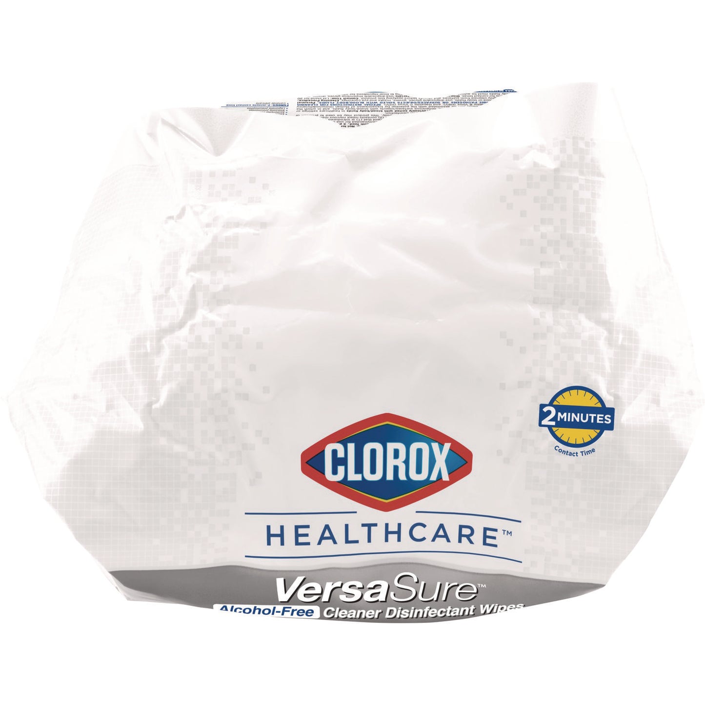 Clorox Healthcare VersaSure Cleaner Disinfectant Wipes, 1-Ply, 12 x 12, Fragranced, White, 110/Pouch, 2 Pouches/Carton (31761)