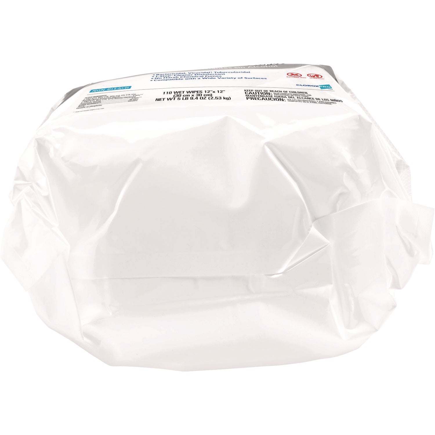 Clorox Healthcare VersaSure Cleaner Disinfectant Wipes, 1-Ply, 12 x 12, Fragranced, White, 110/Pouch, 2 Pouches/Carton (31761)