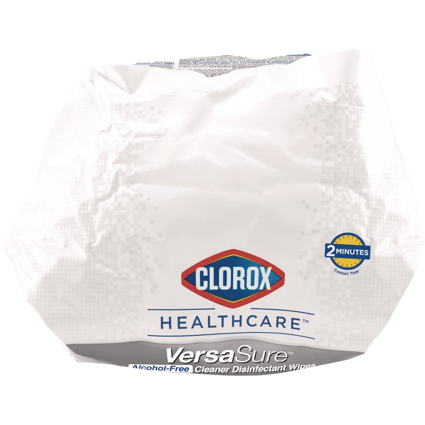 Clorox Healthcare VersaSure Cleaner Disinfectant Wipes, 1-Ply, 12 x 12, Fragranced, White, 110/Pouch (31761EA)