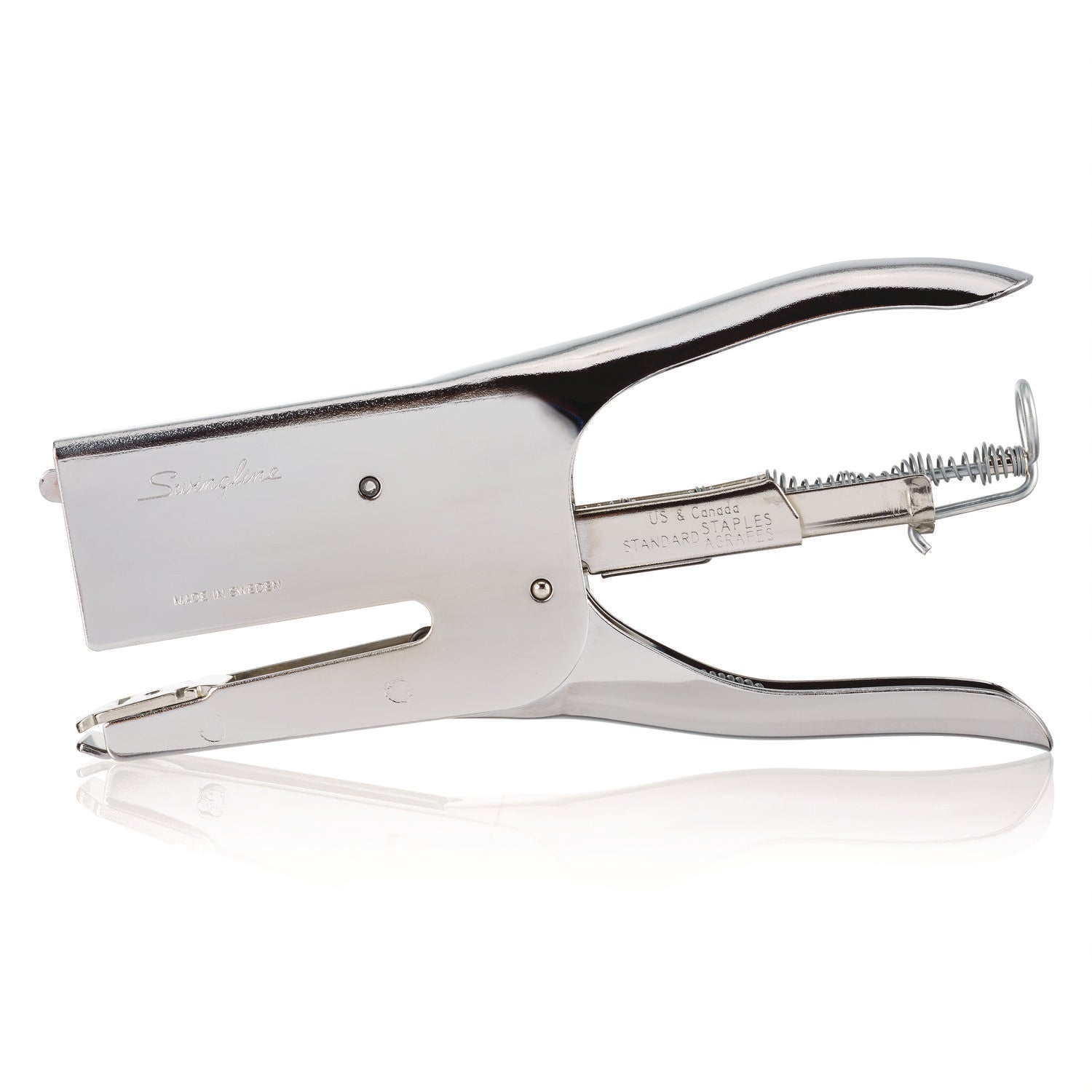 Rapid Classic K1 Plier Stapler, 50-Sheet Capacity, 0.25" to 0.31" Staples, 2" Throat, Chrome (90119)