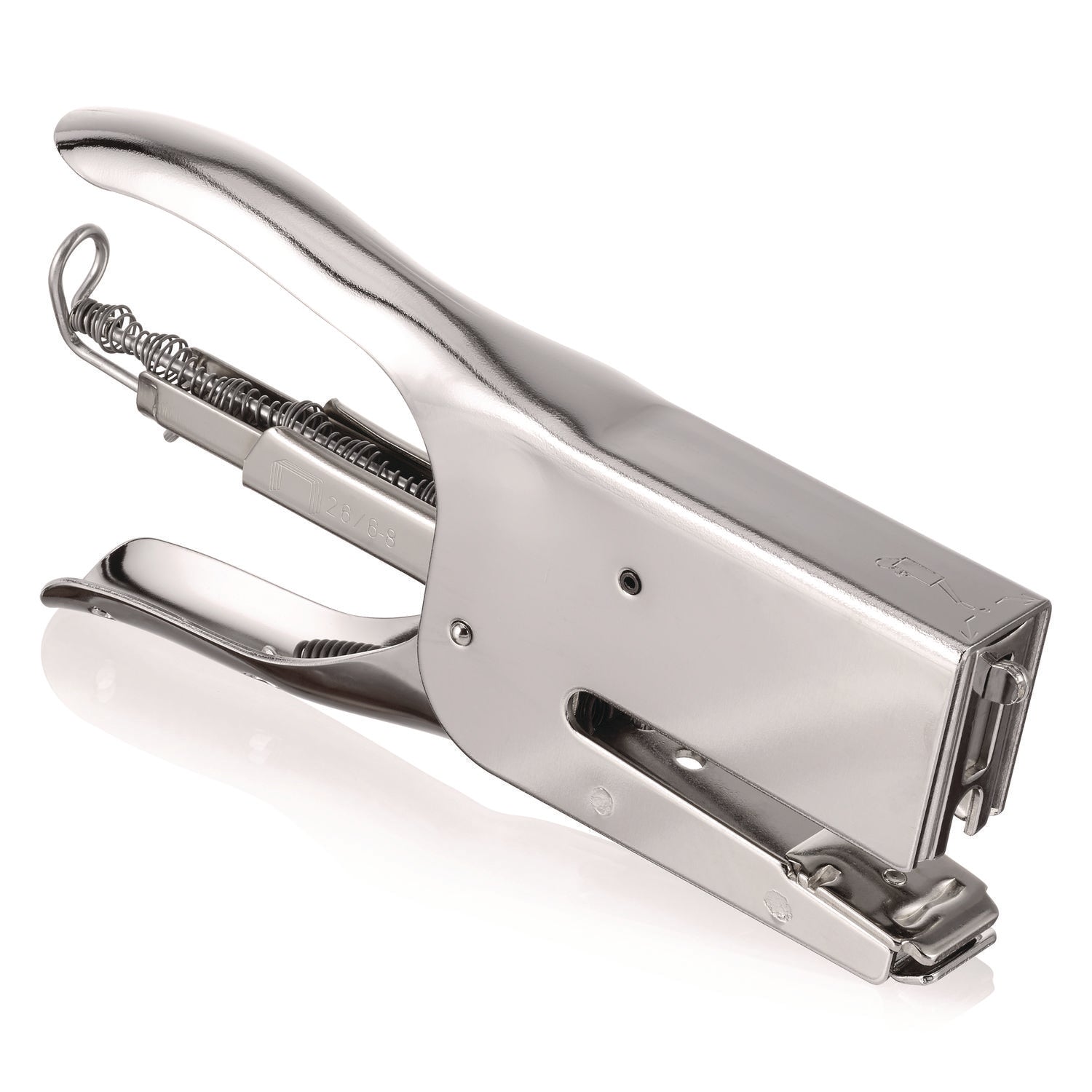 Rapid Classic K1 Plier Stapler, 50-Sheet Capacity, 0.25" to 0.31" Staples, 2" Throat, Chrome (90119)