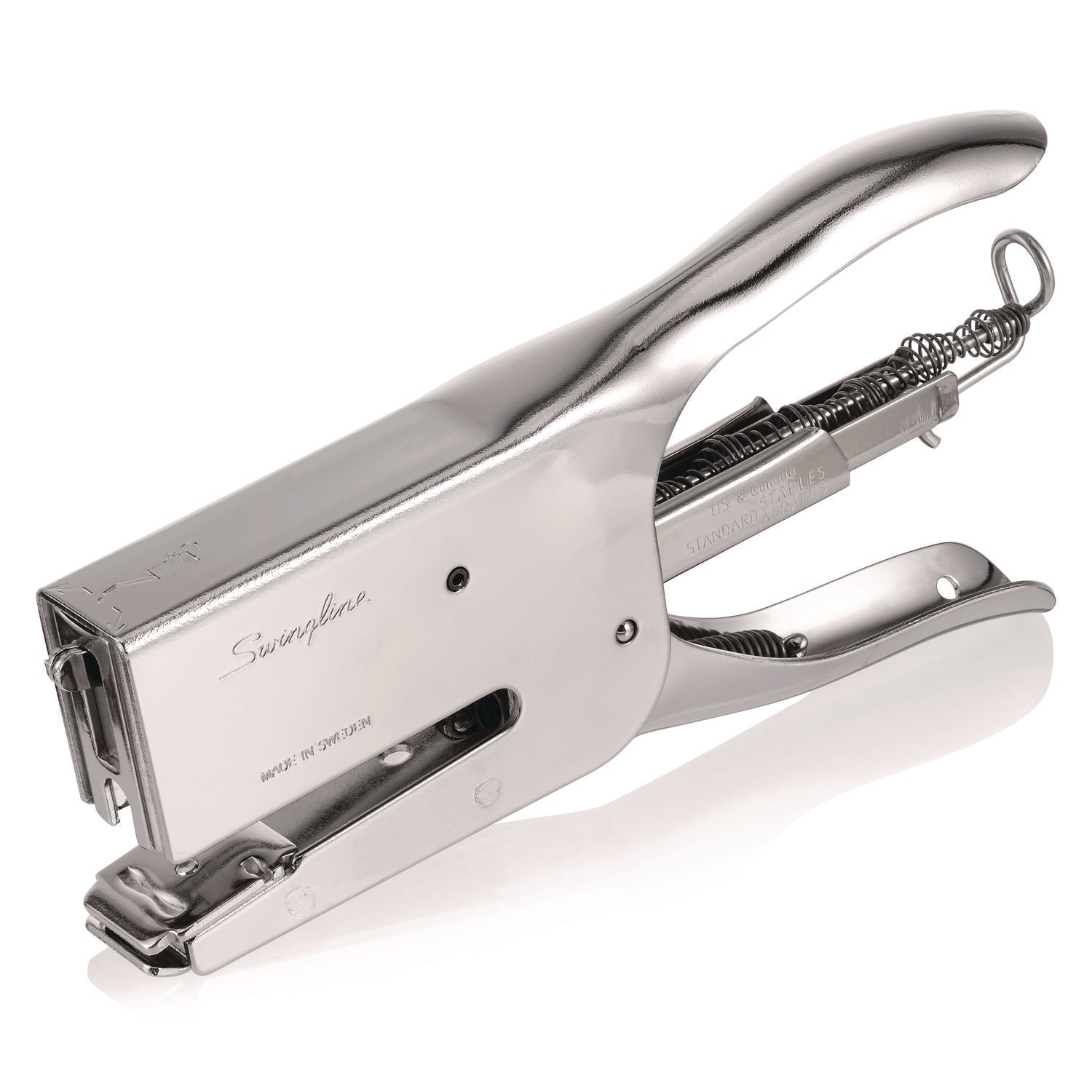 Rapid Classic K1 Plier Stapler, 50-Sheet Capacity, 0.25" to 0.31" Staples, 2" Throat, Chrome (90119)