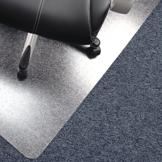 Floortex Cleartex Advantagemat Phthalate Free PVC Chair Mat for Low Pile Carpets, 36" w x 48" l, Clear (PF119225EV)