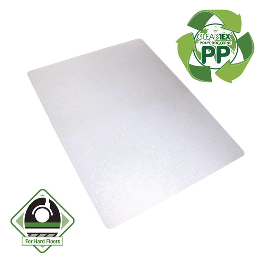 Floortex Cleartex Polypropylene Chair Mat for Carpets, 29" w x 46" l, Translucent (NCMFLLGC0001)