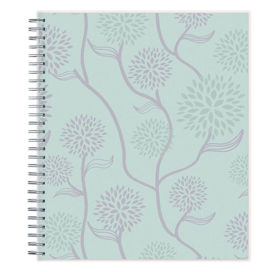 Blue Sky Rue Du Flore Monthly Planner, Floral Artwork, 10 x 8, Jade/Lavender Cover, 12-Month (Jan to Dec): 2025 (101605)