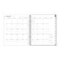 Blue Sky Rue Du Flore Monthly Planner, Floral Artwork, 10 x 8, Jade/Lavender Cover, 12-Month (Jan to Dec): 2025 (101605)