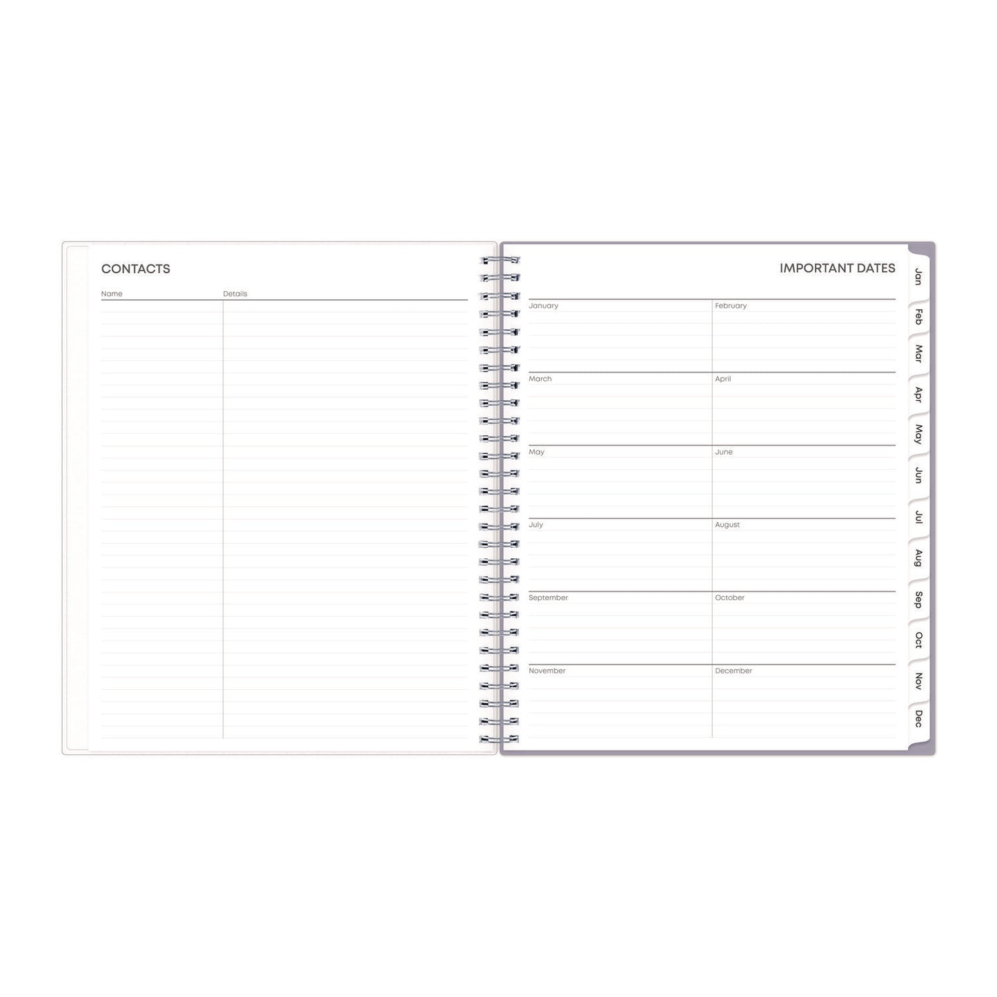 Blue Sky Rue Du Flore Monthly Planner, Floral Artwork, 10 x 8, Jade/Lavender Cover, 12-Month (Jan to Dec): 2025 (101605)