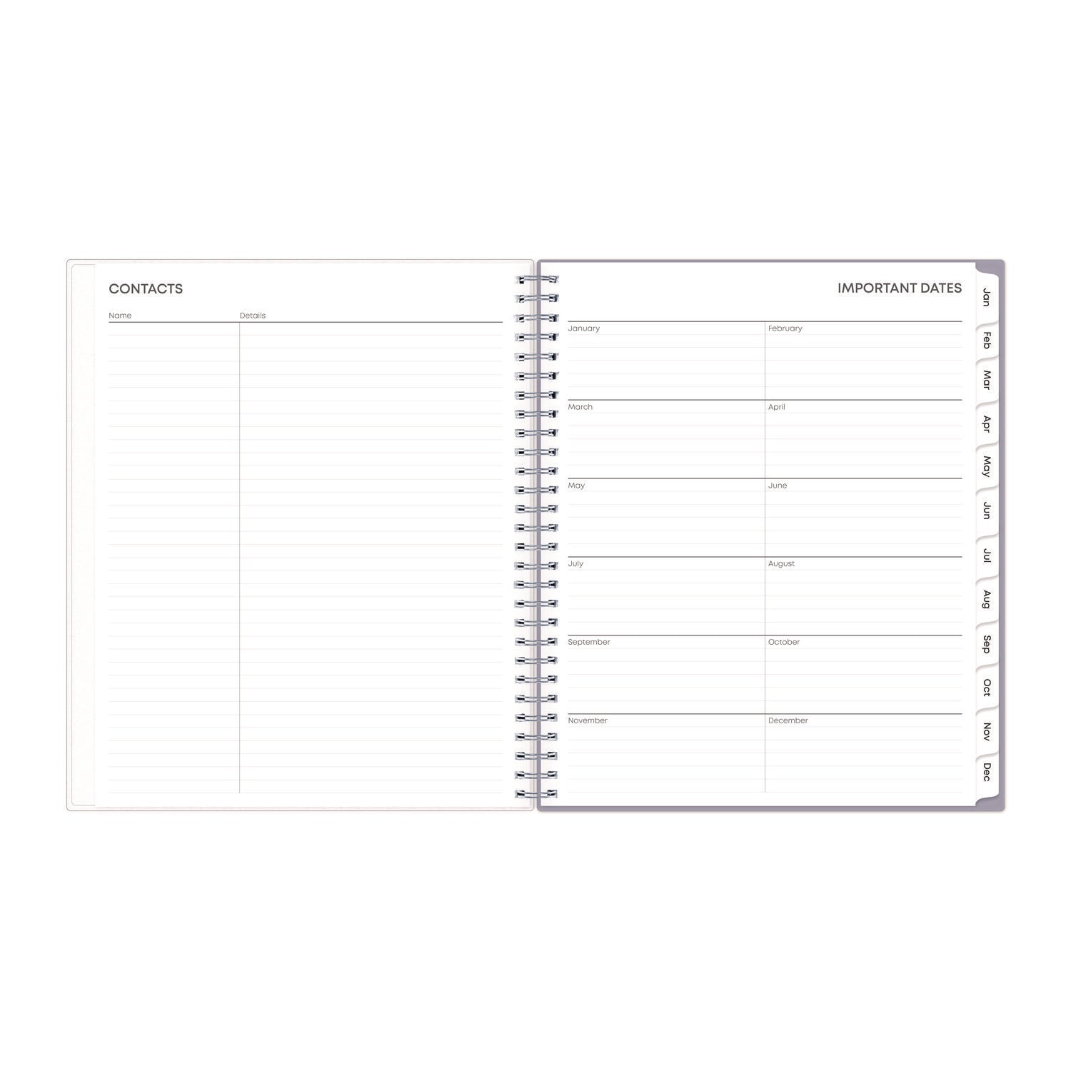 Blue Sky Rue Du Flore Monthly Planner, Floral Artwork, 10 x 8, Jade/Lavender Cover, 12-Month (Jan to Dec): 2025 (101605)