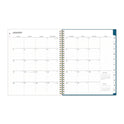 Blue Sky Bakah Blue Weekly/Monthly Planner, Floral Artwork, 11 x 8.5, Blue/White Cover, 12-Month (Jan to Dec): 2025 (137261)