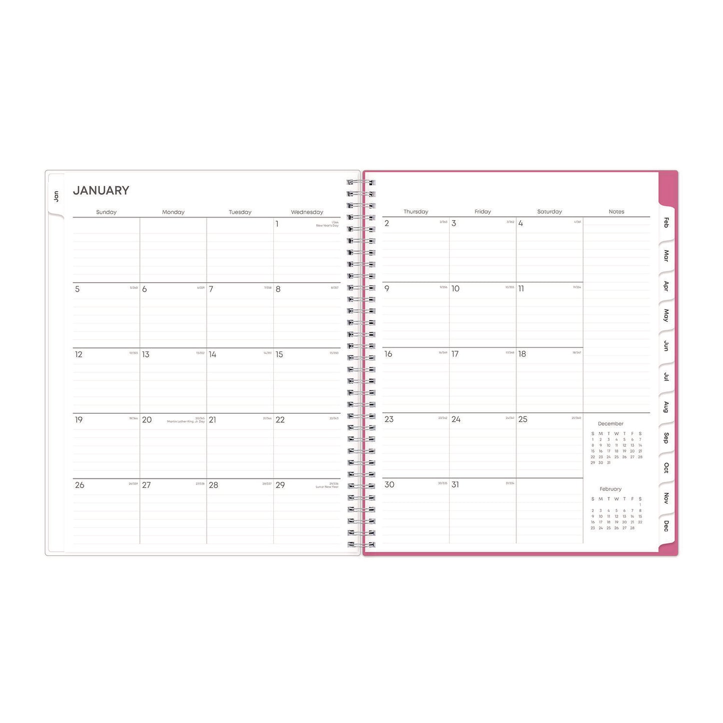 Blue Sky Breast Cancer Awareness Create-Your-Own Cover Weekly/Monthly Planner, Orchids Artwork, 11 x 8.5, 12-Month (Jan to Dec): 2025 (137268)