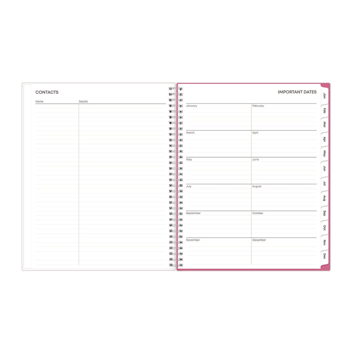 Blue Sky Breast Cancer Awareness Create-Your-Own Cover Weekly/Monthly Planner, Orchids Artwork, 11 x 8.5, 12-Month (Jan to Dec): 2025 (137268)