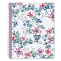 Blue Sky Laila Create-Your-Own Cover Weekly/Monthly Planner, Wildflower Artwork, 11 x 8.5, Purple/Blue/Pink, 12-Month (Jan-Dec): 2025 (137273)