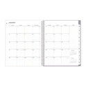 Blue Sky Laila Create-Your-Own Cover Weekly/Monthly Planner, Wildflower Artwork, 11 x 8.5, Purple/Blue/Pink, 12-Month (Jan-Dec): 2025 (137273)