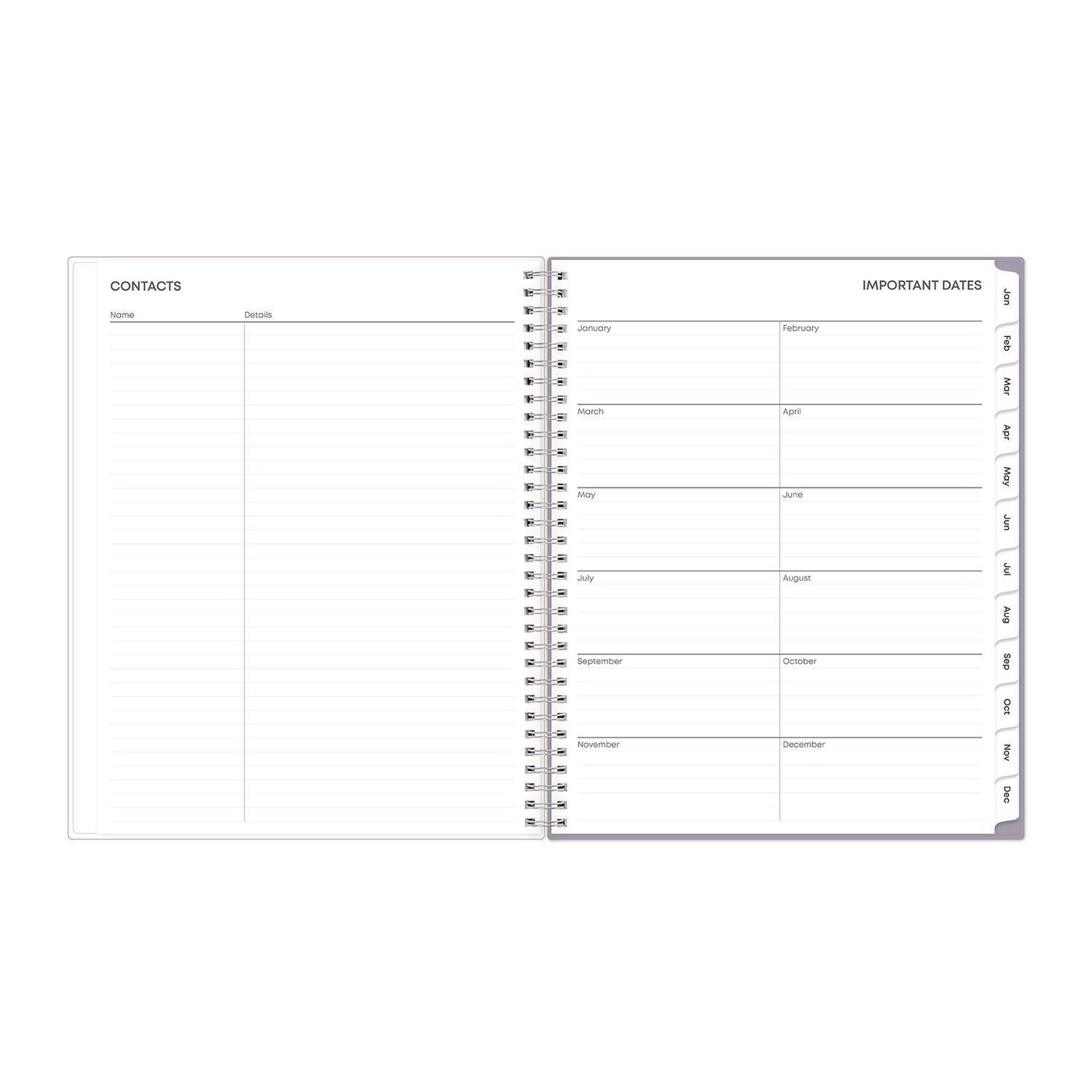 Blue Sky Laila Create-Your-Own Cover Weekly/Monthly Planner, Wildflower Artwork, 11 x 8.5, Purple/Blue/Pink, 12-Month (Jan-Dec): 2025 (137273)