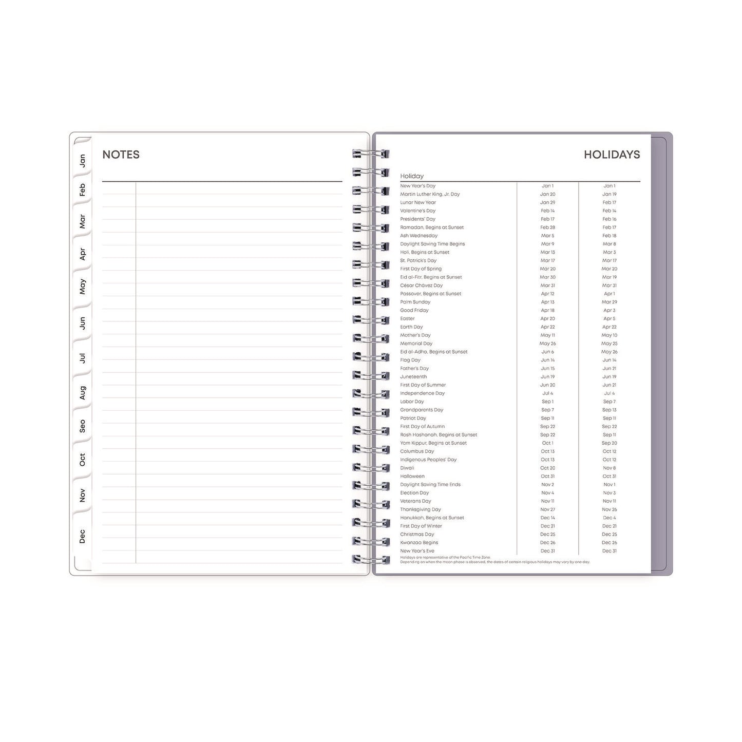 Blue Sky Laila Create-Your-Own Cover Weekly/Monthly Planner, Wildflower Artwork, 8 x 5, Purple/Blue/Pink, 12-Month (Jan to Dec): 2025 (137276)