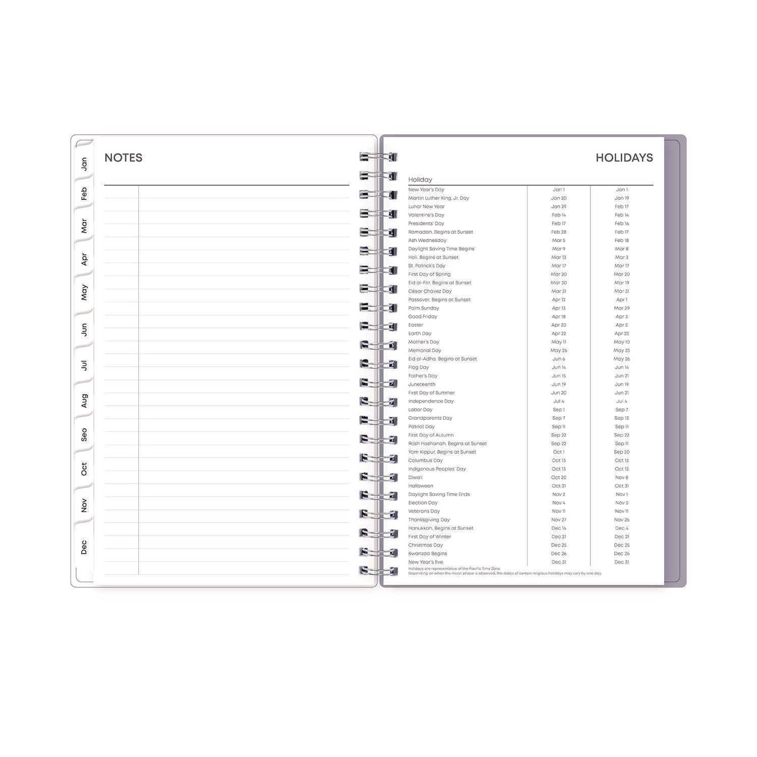 Blue Sky Laila Create-Your-Own Cover Weekly/Monthly Planner, Wildflower Artwork, 8 x 5, Purple/Blue/Pink, 12-Month (Jan to Dec): 2025 (137276)