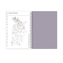 Blue Sky Laila Create-Your-Own Cover Weekly/Monthly Planner, Wildflower Artwork, 8 x 5, Purple/Blue/Pink, 12-Month (Jan to Dec): 2025 (137276)
