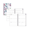 Blue Sky Laila Create-Your-Own Cover Weekly/Monthly Planner, Wildflower Artwork, 8 x 5, Purple/Blue/Pink, 12-Month (Jan to Dec): 2025 (137276)