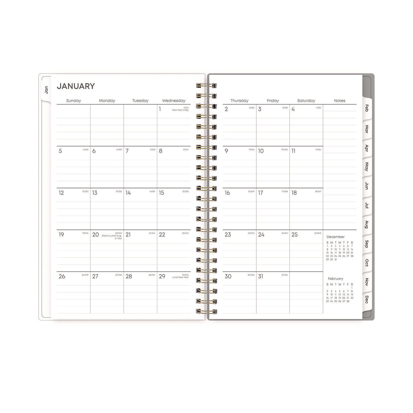 Blue Sky Sophie Frosted Weekly/Monthly Planner, Floral Artwork, 8 x 5, Multicolor Cover, 12-Month (Jan to Dec): 2025 (140088)