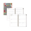 Blue Sky Sophie Frosted Weekly/Monthly Planner, Floral Artwork, 8 x 5, Multicolor Cover, 12-Month (Jan to Dec): 2025 (140088)