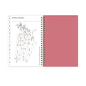 Blue Sky Fly By Frosted Weekly/Monthly Planner, Butterflies Artwork, 8 x 5, Blush/Pink Cover, 12-Month (Jan to Dec): 2025 (140196)