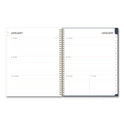 Blue Sky Ashlyn Weekly/Monthly Planner, Floral Artwork, 11 x 8.5, Navy/Multicolor Cover, 12-Month (Jan to Dec): 2025 (143957)