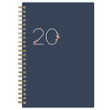 Blue Sky Ashlyn Weekly/Monthly Planner, Floral Artwork, 8 x 5, Navy/Multicolor Cover, 12-Month (Jan to Dec): 2025 (143958)