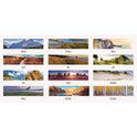 House of Doolittle Earthscapes Recycled Monthly Desk Pad Calendar, Motivational Photos, 22 x 17, Blue Binding/Corners, 12-Month (Jan-Dec): 2025 (175)