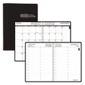 House of Doolittle 24/7 Recycled Daily Appointment Book/Monthly Planner, 10 x 7, Black Cover, 12-Month (Jan to Dec): 2025 (289632)