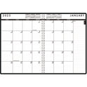 House of Doolittle 24/7 Recycled Daily Appointment Book/Monthly Planner, 10 x 7, Black Cover, 12-Month (Jan to Dec): 2025 (289632)