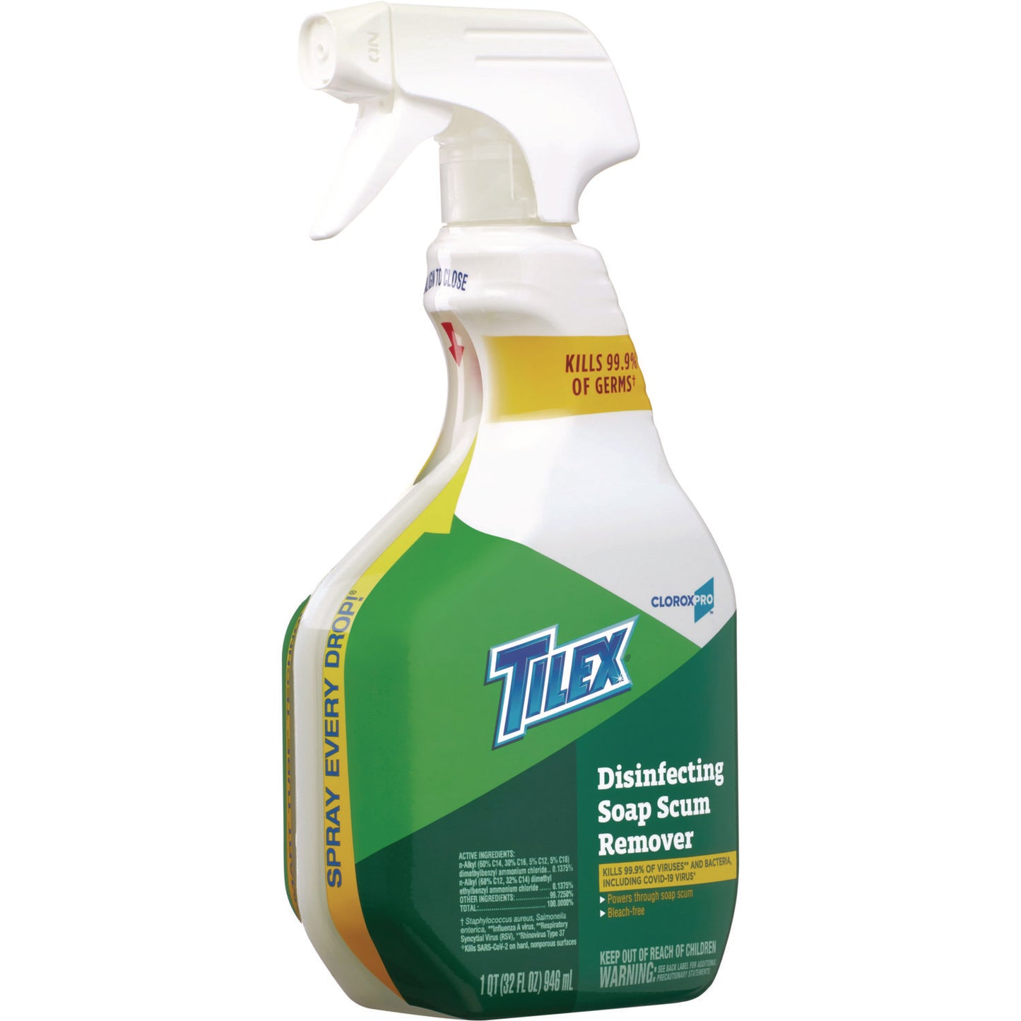 Tilex CloroxPro Disinfecting Soap Scum Remover Spray, 32 oz Smart Tube Spray (35604EA)