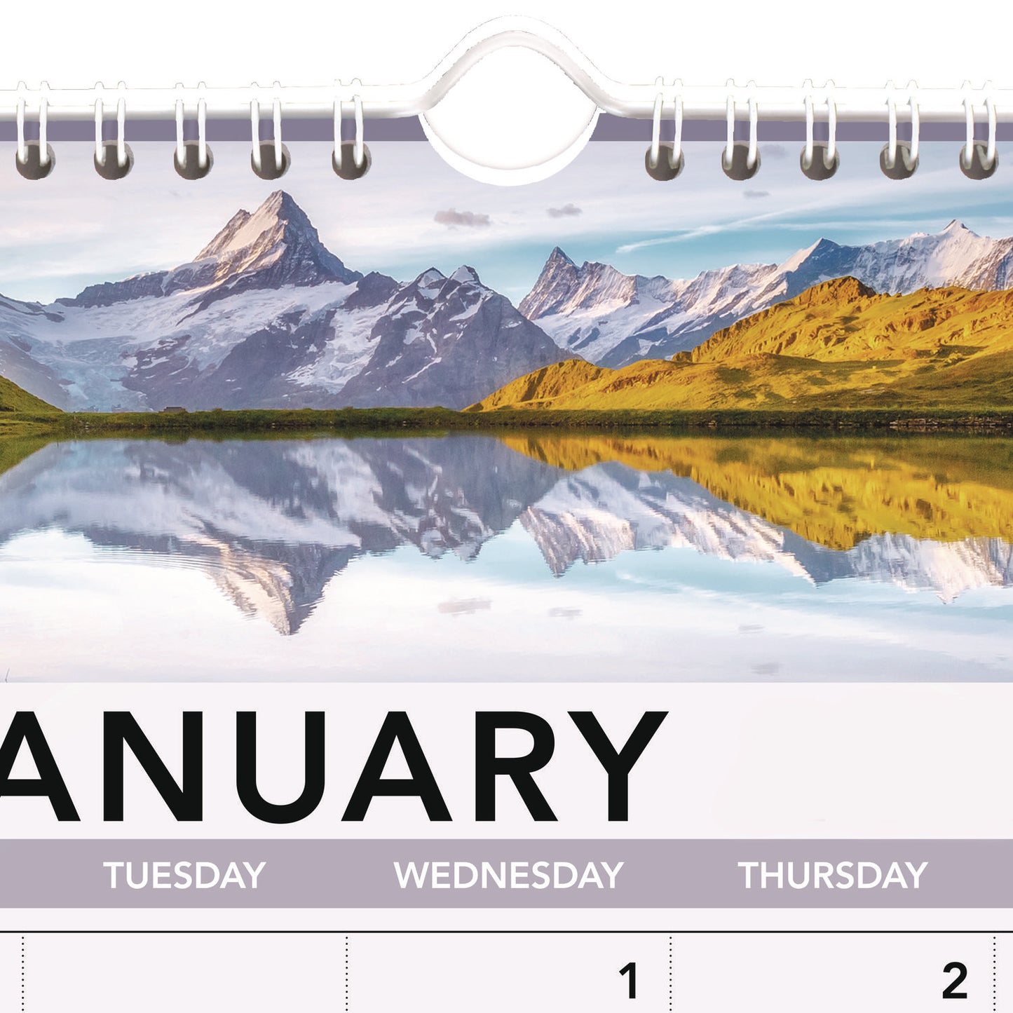 AT-A-GLANCE Landscape Monthly Wall Calendar, Landscapes Photography, 12 x 12, White/Multicolor Sheets, 12-Month (Jan to Dec): 2025 (88200)