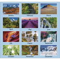 AT-A-GLANCE Scenic Monthly Wall Calendar, Landscape Photography, 15.5 x 22.75, White/Multicolor Sheets, 12-Month (Jan-Dec): 2025 (DMW20128)