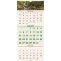 AT-A-GLANCE Scenic Three-Month Wall Calendar, Landscape Photography, 12 x 27, White Sheets, 14-Month: Dec 2024 to Jan 2026 (DMW50328)