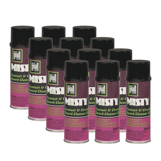 Misty Contact and Circuit Board Cleaner III, 16 oz Aerosol Spray, 12/Carton (1002285)