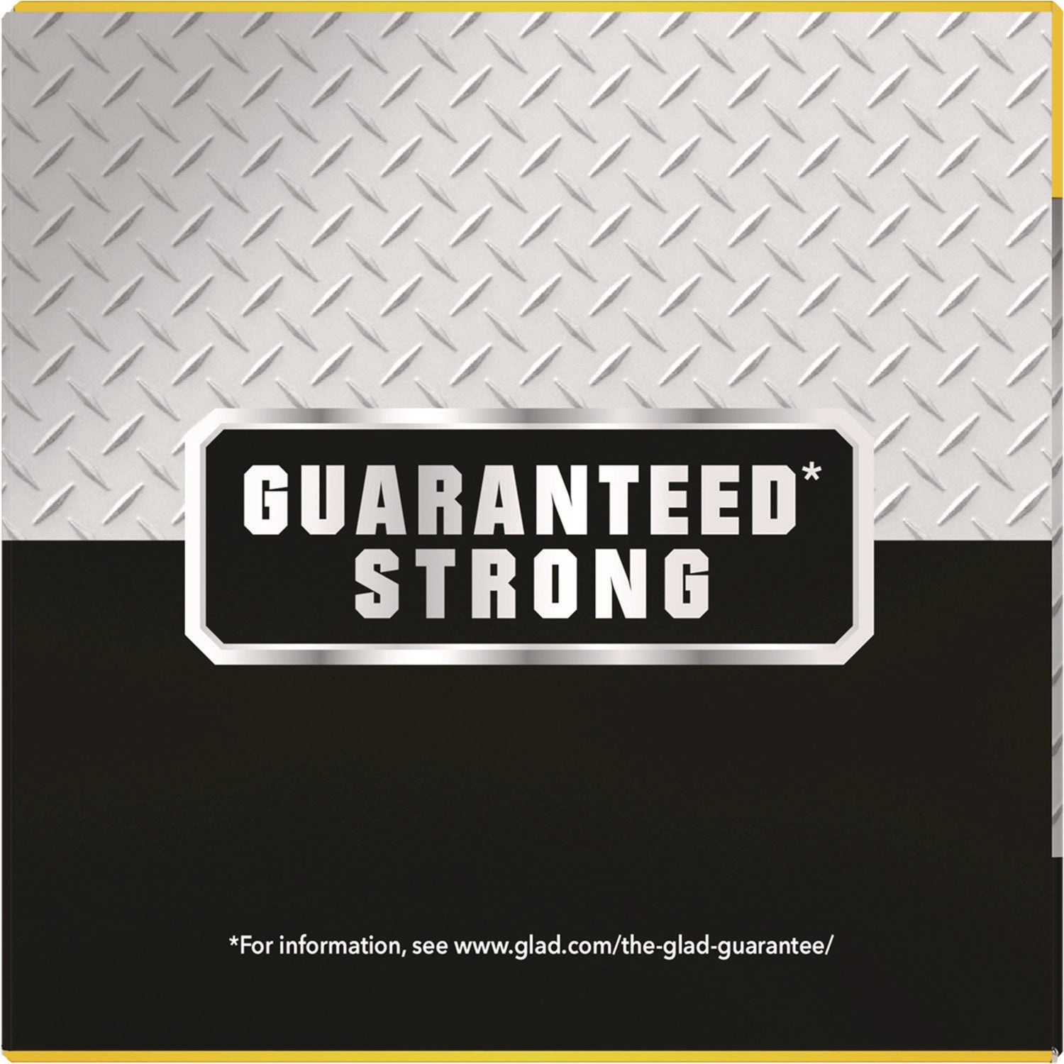 Glad Guaranteed Strong Large Drawstring Trash Bags, Three-Ply, 30 gal, 1.05 mil, 30" x 33", Black, 15/Box (78966BX)