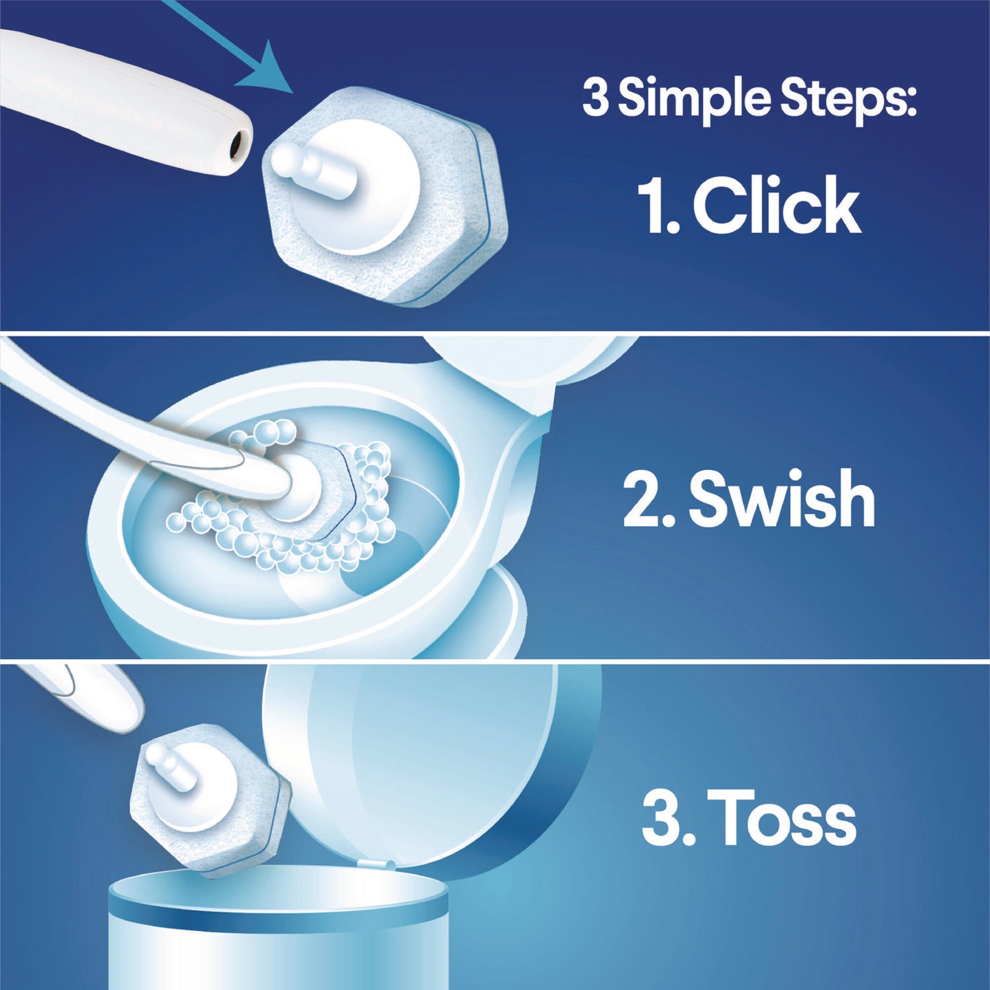 Clorox ToiletWand Disposable Toilet Cleaning System: Handle, Caddy and Refills, White (03191)