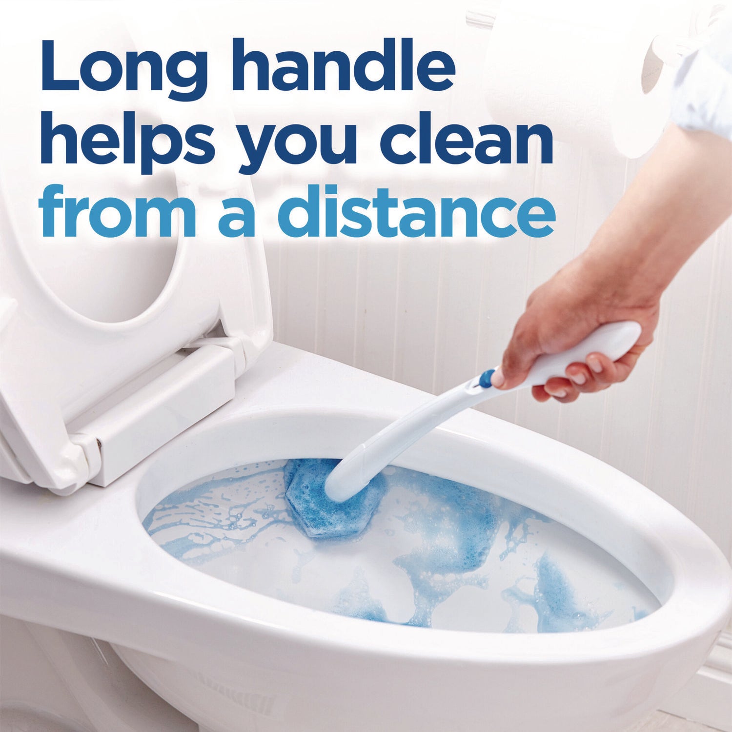 Clorox ToiletWand Disposable Toilet Cleaning System: Handle, Caddy and Refills, White (03191)