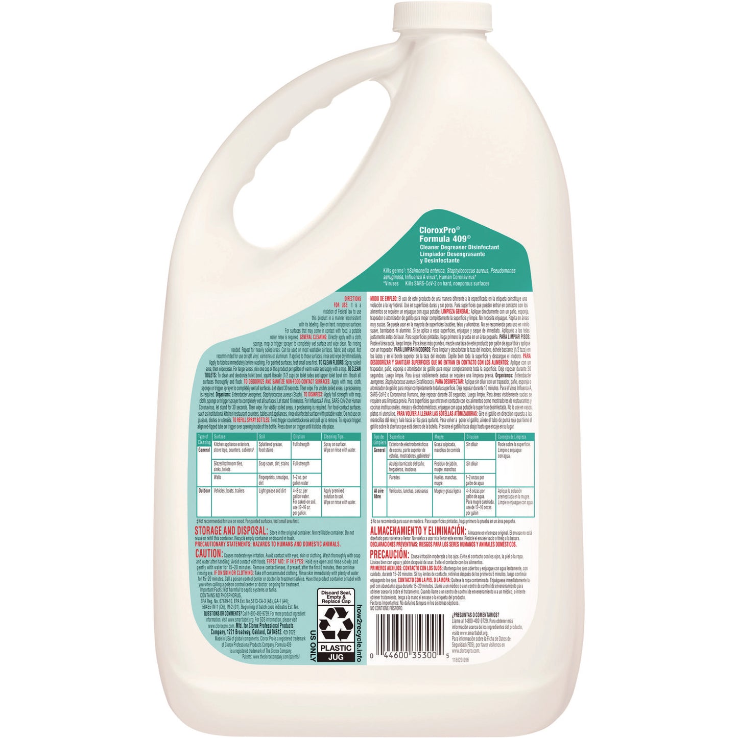 Formula 409 Cleaner Degreaser Disinfectant, 128 oz Refill (35300EA)