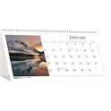 House of Doolittle Earthscapes Recycled Desk Tent Monthly Calendar, Scenic Photography, 8.5 x 4.5, White Sheets, 12-Month (Jan to Dec): 2025 (3649)