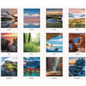 House of Doolittle Earthscapes Recycled Desk Tent Monthly Calendar, Scenic Photography, 8.5 x 4.5, White Sheets, 12-Month (Jan to Dec): 2025 (3649)