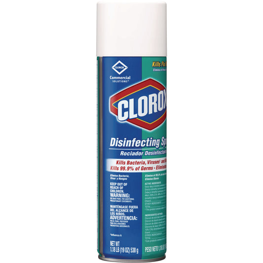 Clorox Disinfecting Spray, Fresh, 19 oz Aerosol Spray (38504)