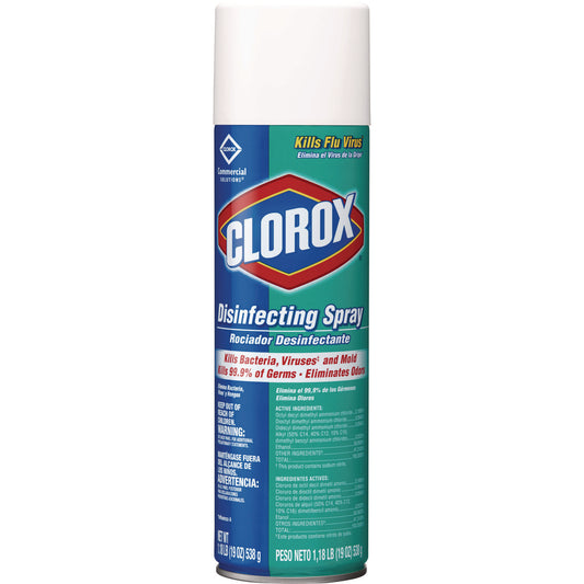 Clorox Disinfecting Spray, Fresh, 19 oz Aerosol Spray (38504)