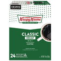 Krispy Kreme Doughnuts Classic Decaf Coffee K-Cups, Medium Roast, 24/Box (6111)