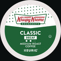 Krispy Kreme Doughnuts Classic Decaf Coffee K-Cups, Medium Roast, 24/Box (6111)