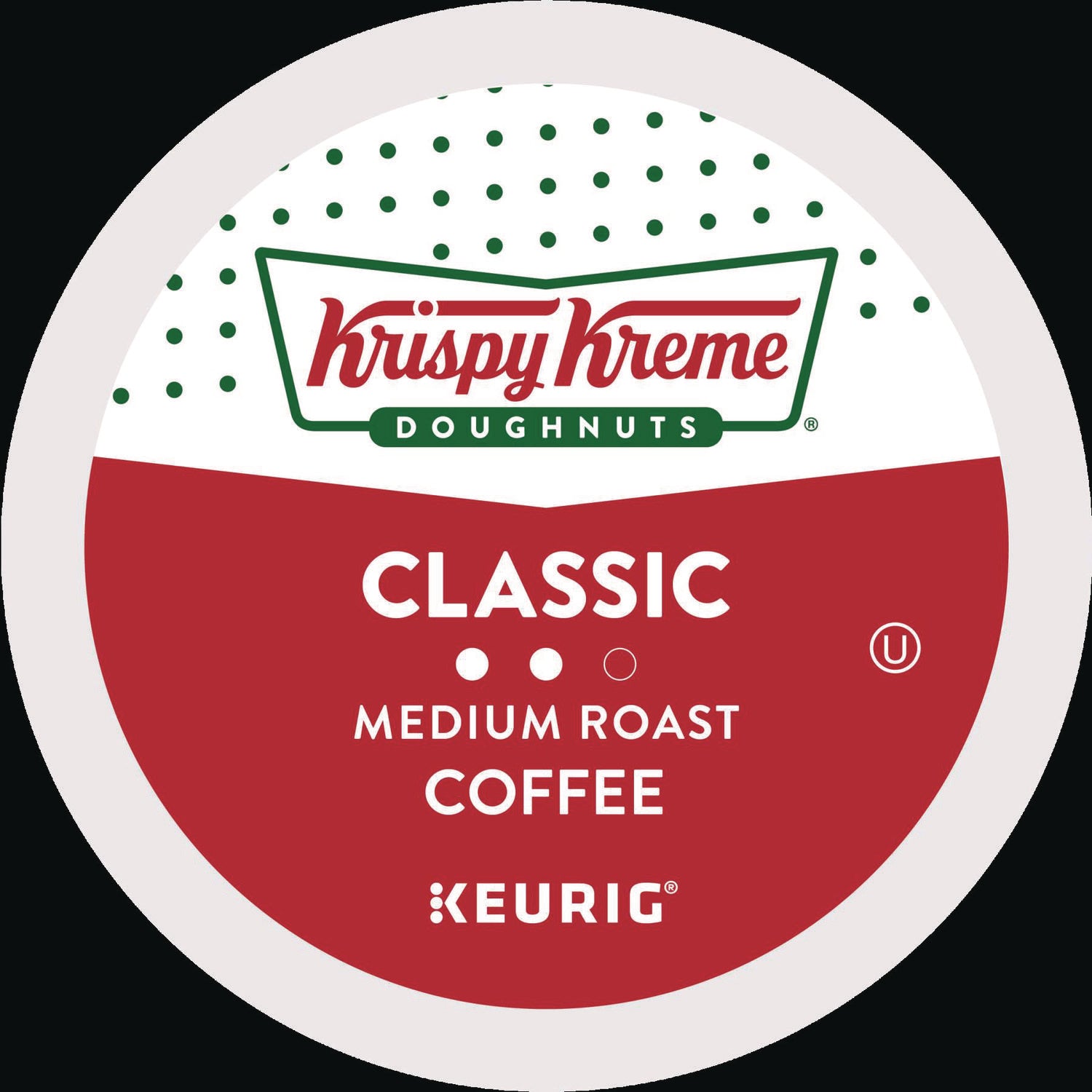 Krispy Kreme Doughnuts Classic Coffee K-Cups, Medium Roast, 24/Box (6110)